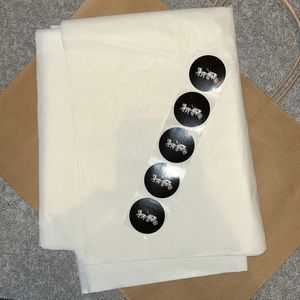 Coach Tissue Paper and Stickers